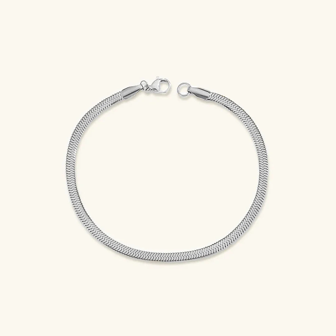 [Raffine]Vida Gold Herringbone Bracelet