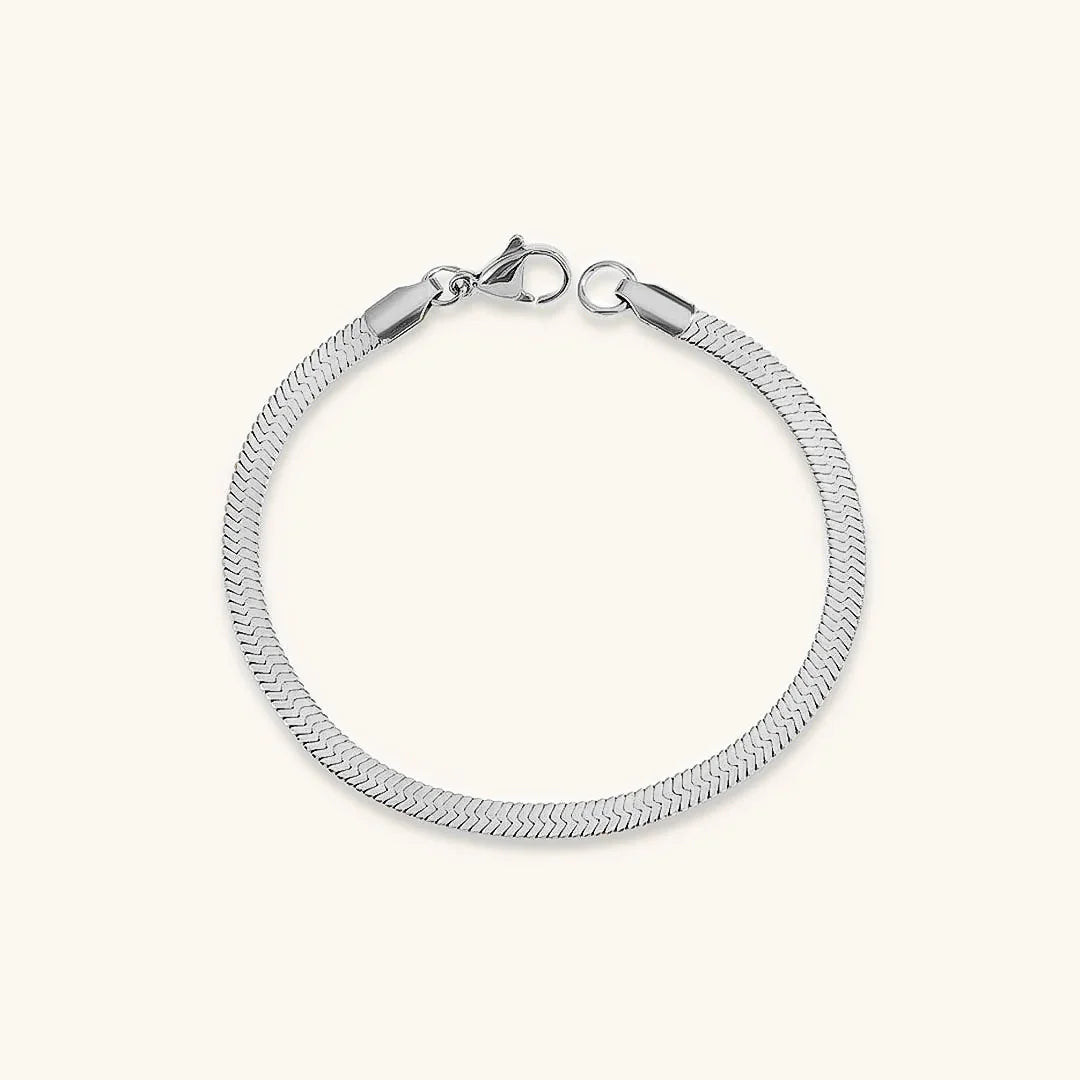[Raffine]Vida Gold Herringbone Bracelet