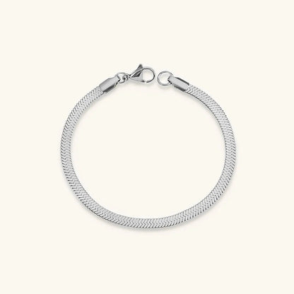 [Raffine]Vida Gold Herringbone Bracelet