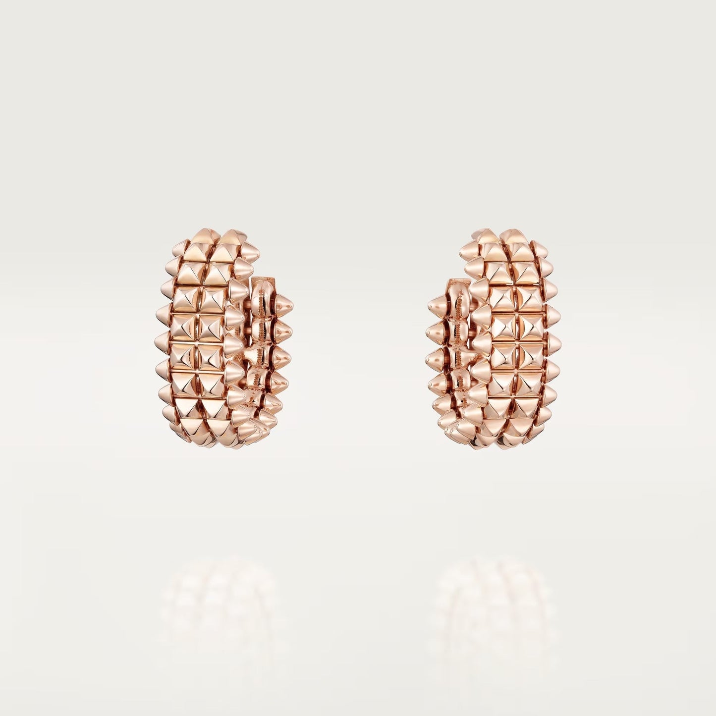 [Raffine]CLASH 9.2MM DOUBLE ROW EARRINGS