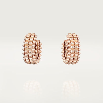 [Raffine]CLASH 9.2MM DOUBLE ROW EARRINGS
