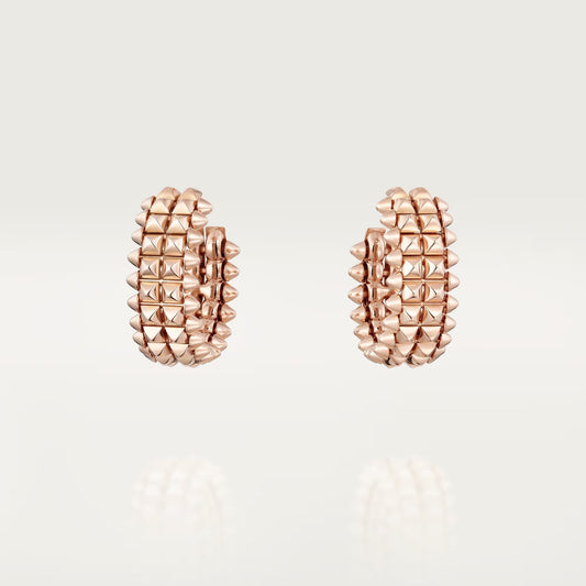 [Raffine]CLASH 9.2MM DOUBLE ROW EARRINGS