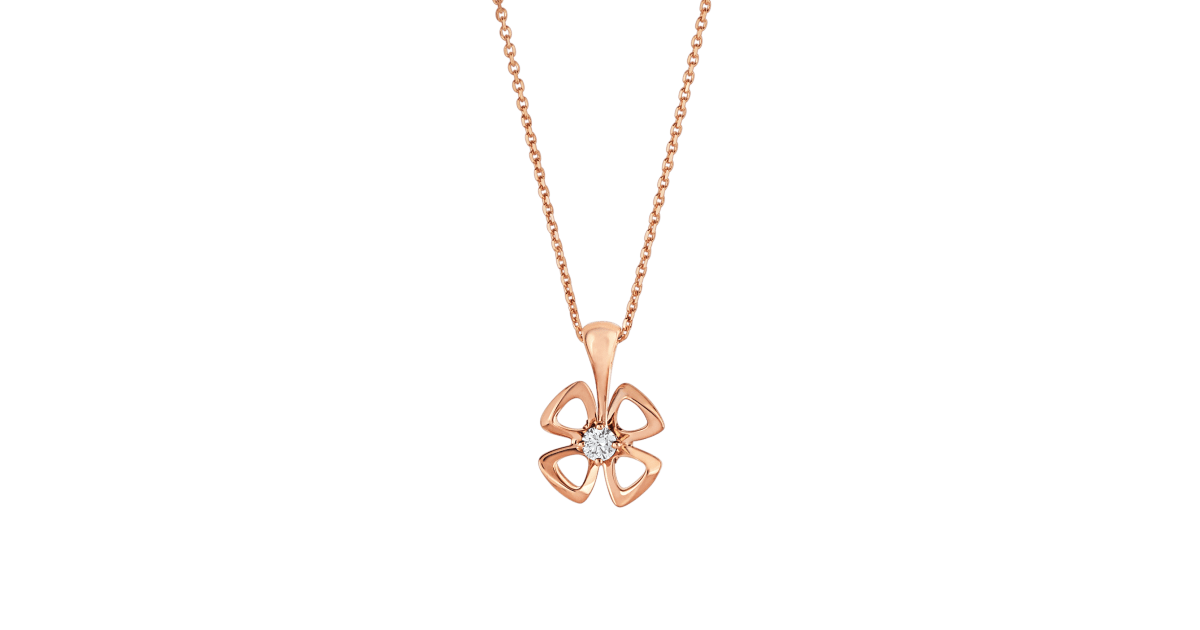 [Raffine]FIOREVER NECKLACE DIAMOND CENTER