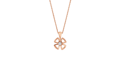 [Raffine]FIOREVER NECKLACE DIAMOND CENTER