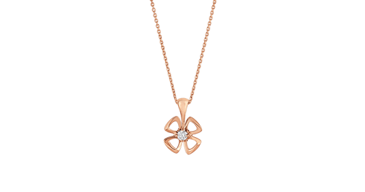 [Raffine]FIOREVER NECKLACE DIAMOND CENTER
