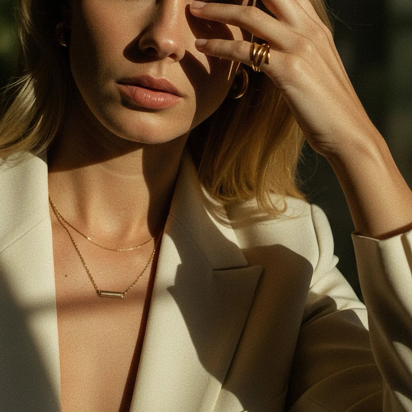 [Raffine]Shay Contemporary Gold Ring