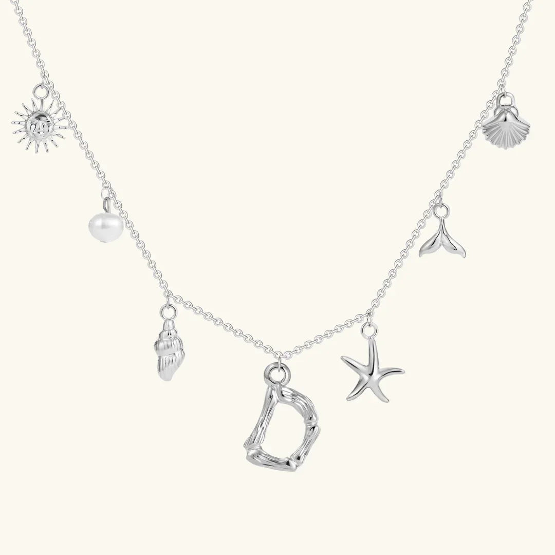 [Raffine]Avaria Ocean Initial Necklace
