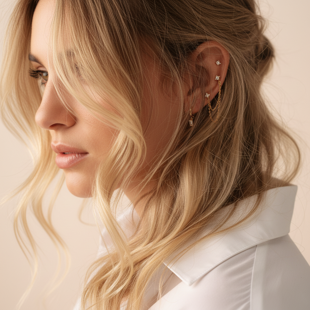 [Raffine]Dina Essential Diamond Earrings Bundle
