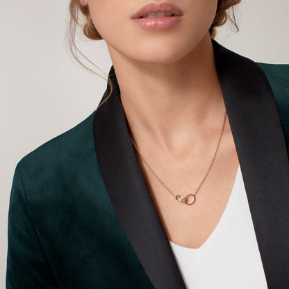 [Raffine]LOVE DOUBLE RING NECKLACE