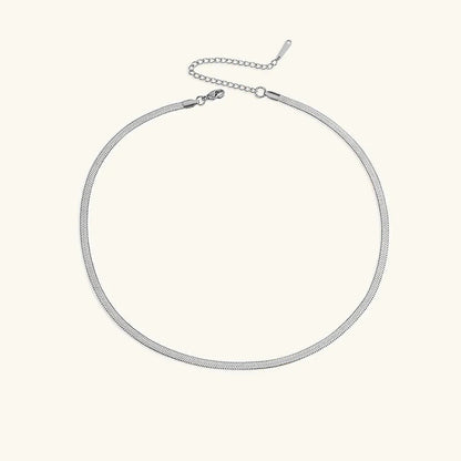 [Raffine]Elizabeth Gold Herringbone Necklace
