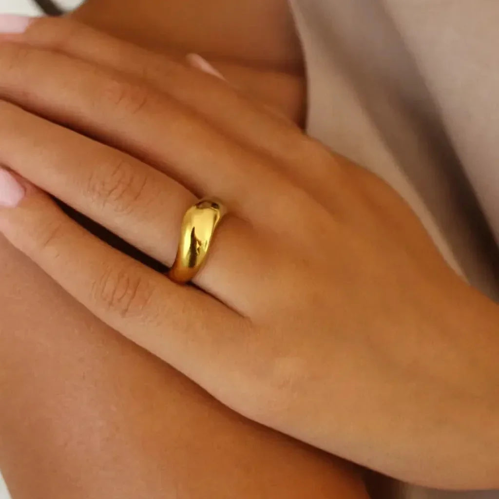 [Raffine]Lana Formless Gold Ring