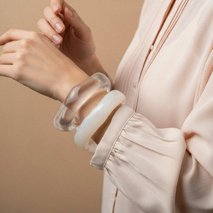 [Raffine]Avaria Acrylic Bangle