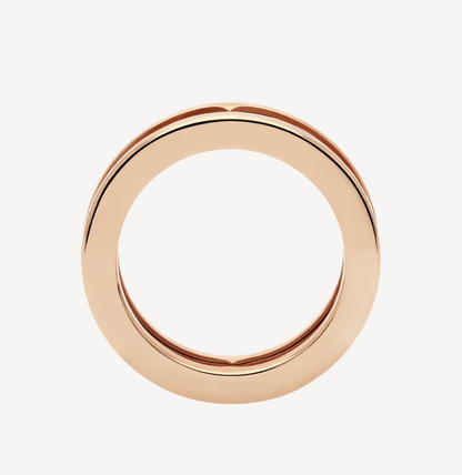 [Raffine]ZERO 1 ONE-BAND WITH OPENWORK LOGO SPIRAL RING