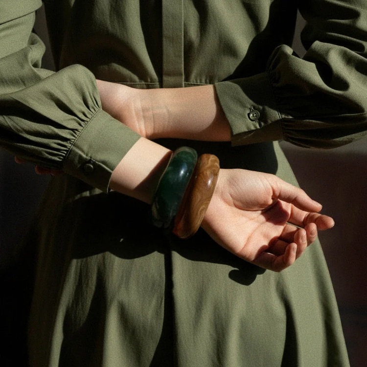 [Raffine]Julianna Sculpted Autumn Bangles