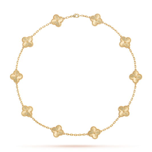 [Raffine]COLLAR LÁSER TRÉBOL 10 MOTIVOS