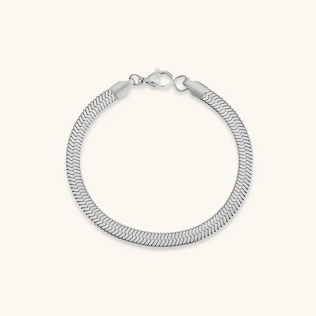 [Raffine]Vida Gold Herringbone Bracelet