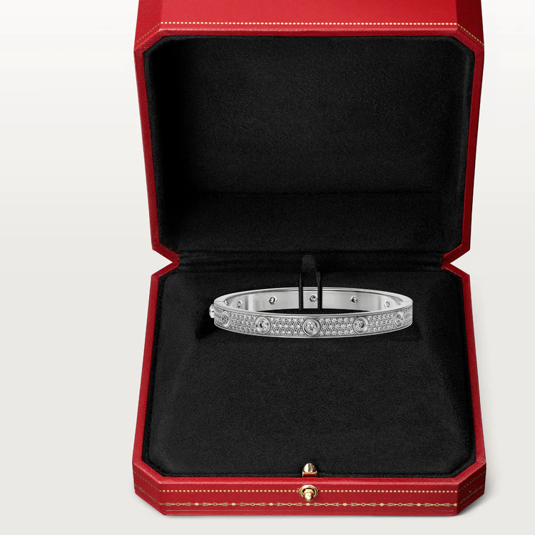 [Raffine]LOVE BRACELET 6.1MM DIAMOND-PAVED 10 BIG DIAMONDS