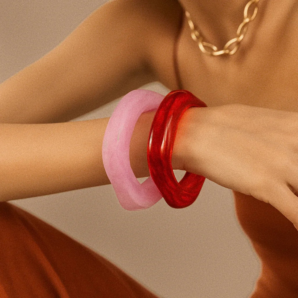 [Raffine]Avaria Acrylic Bangle