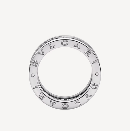 [Raffine]ZERO 1 CON DIAMANTES PAVADOS EN EL ANILLO ESPIRAL