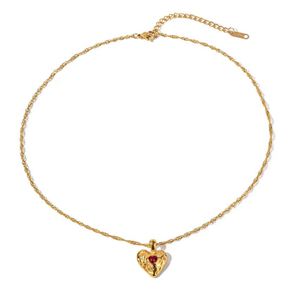 [Raffine]Vesper Gold Heart Necklace