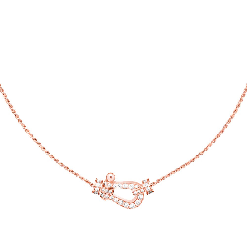 [Raffine]FORCE 10 PINK GOLD DIAMOND NECKLACE