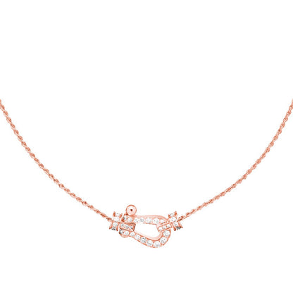 [Raffine]FORCE 10 PINK GOLD DIAMOND NECKLACE