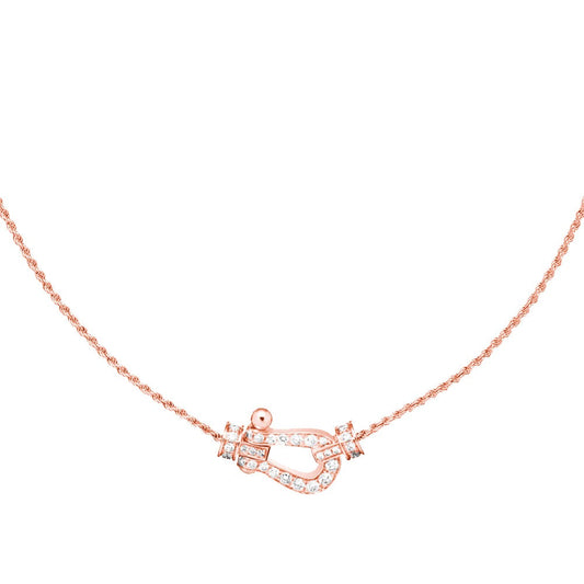 [Raffine]FORCE 10 PINK GOLD DIAMOND NECKLACE