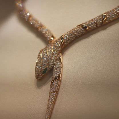 [Raffine]HAUTE COUTURE GOLD SERPENTI NECKLACE
