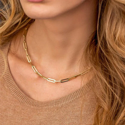 [Raffine]Amber Gold Chain Necklace