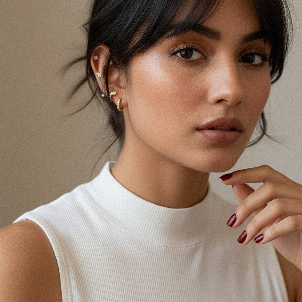 [Raffine]Essential Diamond Earrings Bundle