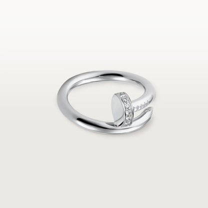 [Raffine]JUSTE RING 2.6MM HALF DIAMOND