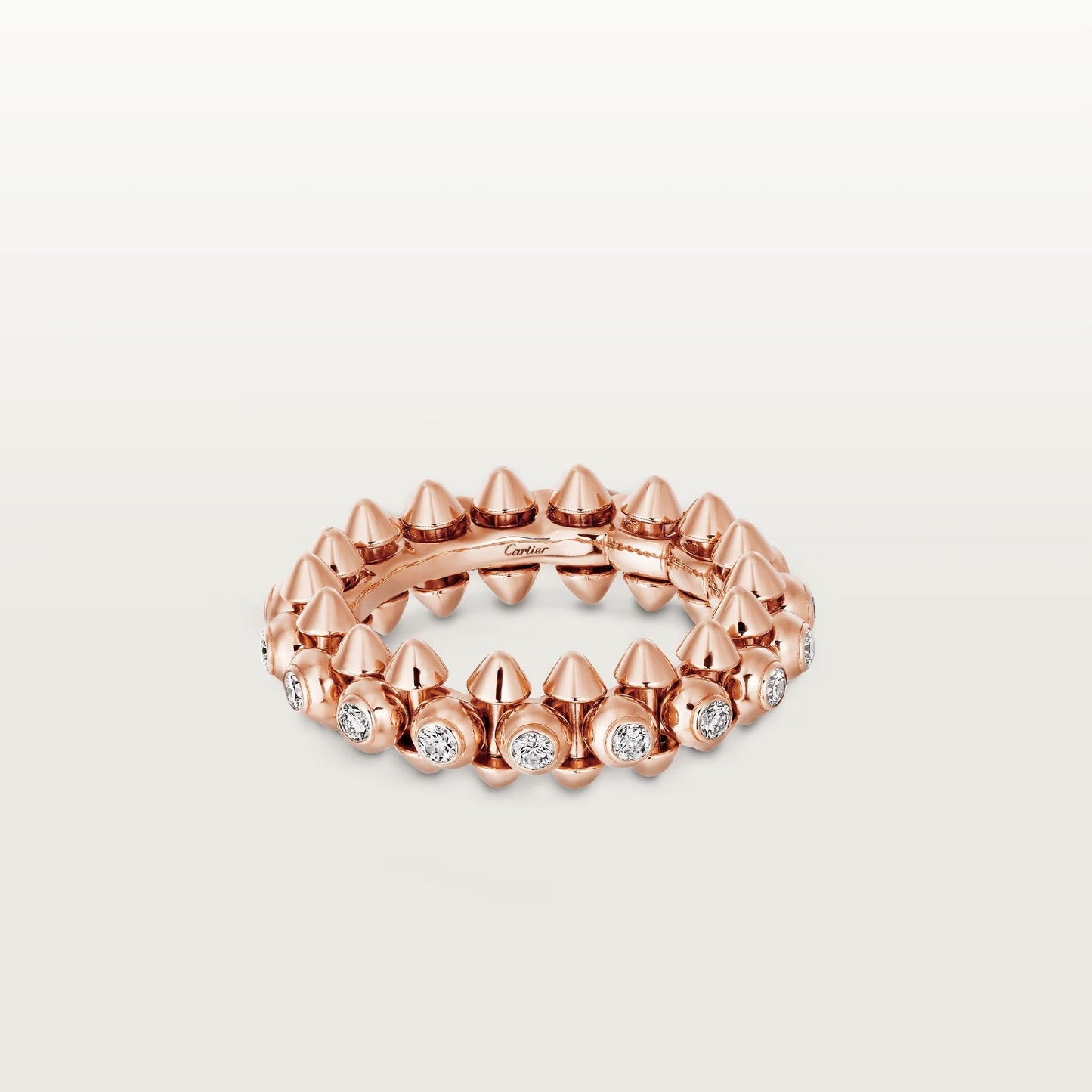 [Raffine]CLASH 6.8MM DIAMOND MEDIUM RING
