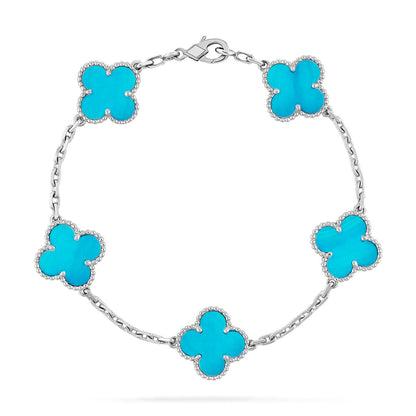 [رافين] مجموعة سوار CLOVER 5 MOTIF TURQUOISE