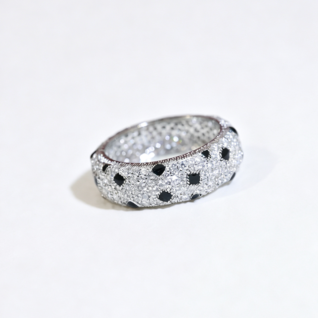 [Raffine]PANTHERE SPOTTED FULL DIAMOND RING