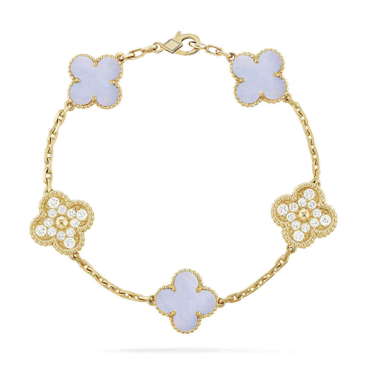 [Raffine] CLOVER 5 MOTIV LILA CHALZEDON ARMBAND KOLLEKTION