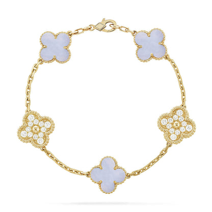 [Raffine] CLOVER 5 MOTIV LILA CHALZEDON ARMBAND KOLLEKTION