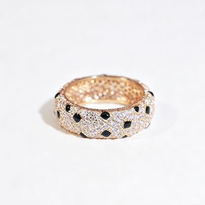 [Raffine]PANTHERE SPOTTED FULL DIAMOND RING