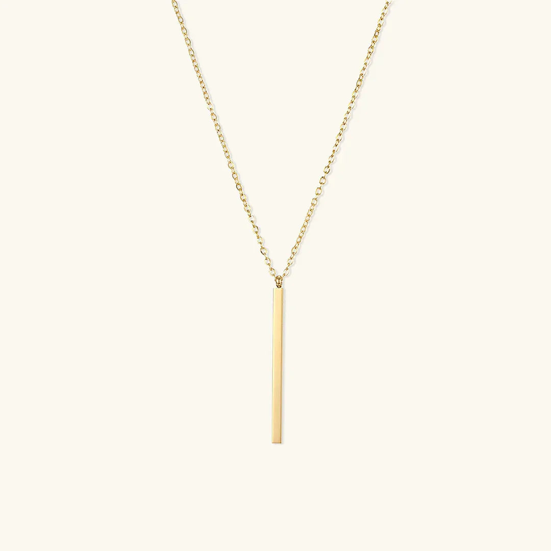 [Raffine]Allison Gold Bar Necklace