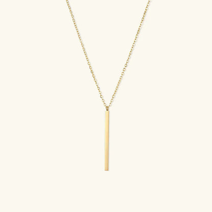 [Raffine]Allison Gold Bar Necklace