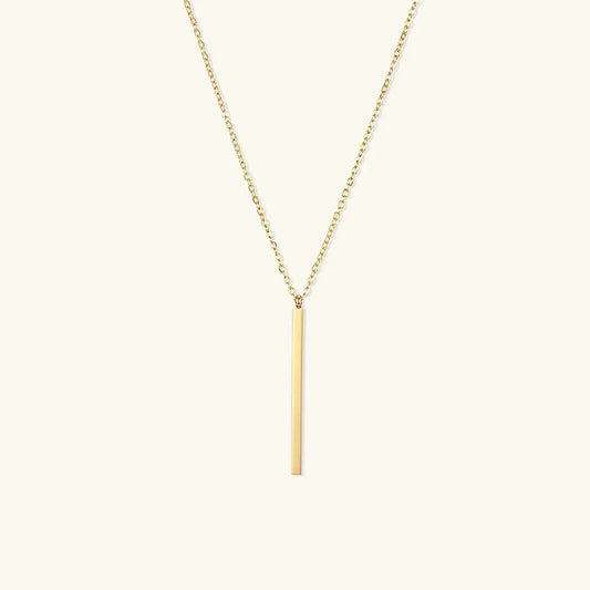 [Raffine]Allison Gold Bar Necklace