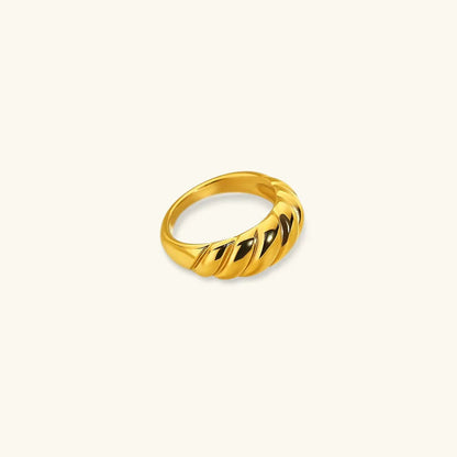 [Raffine]Amaia Gold Croissant Ring