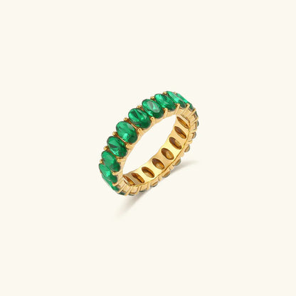 [Raffine]Antoinette Diamond Simulant Gold Ring