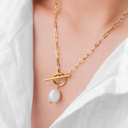 [Raffine]Aphrodite Freshwater Pearl Necklace