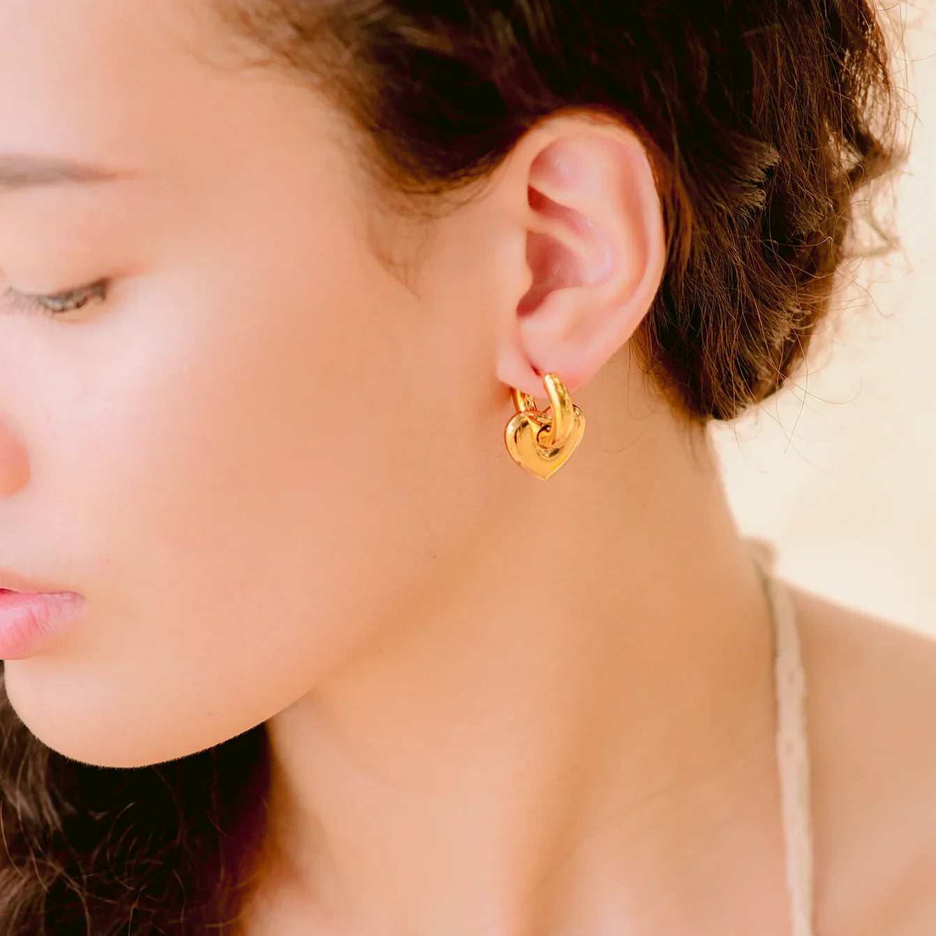 [Raffine]Aria's Arrow Gold Earrings