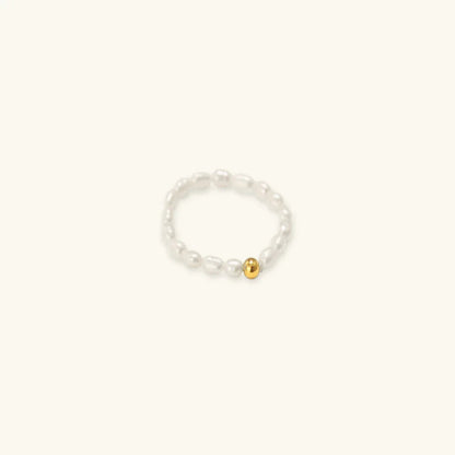 [Raffine]Aurora Pearl Band Ring