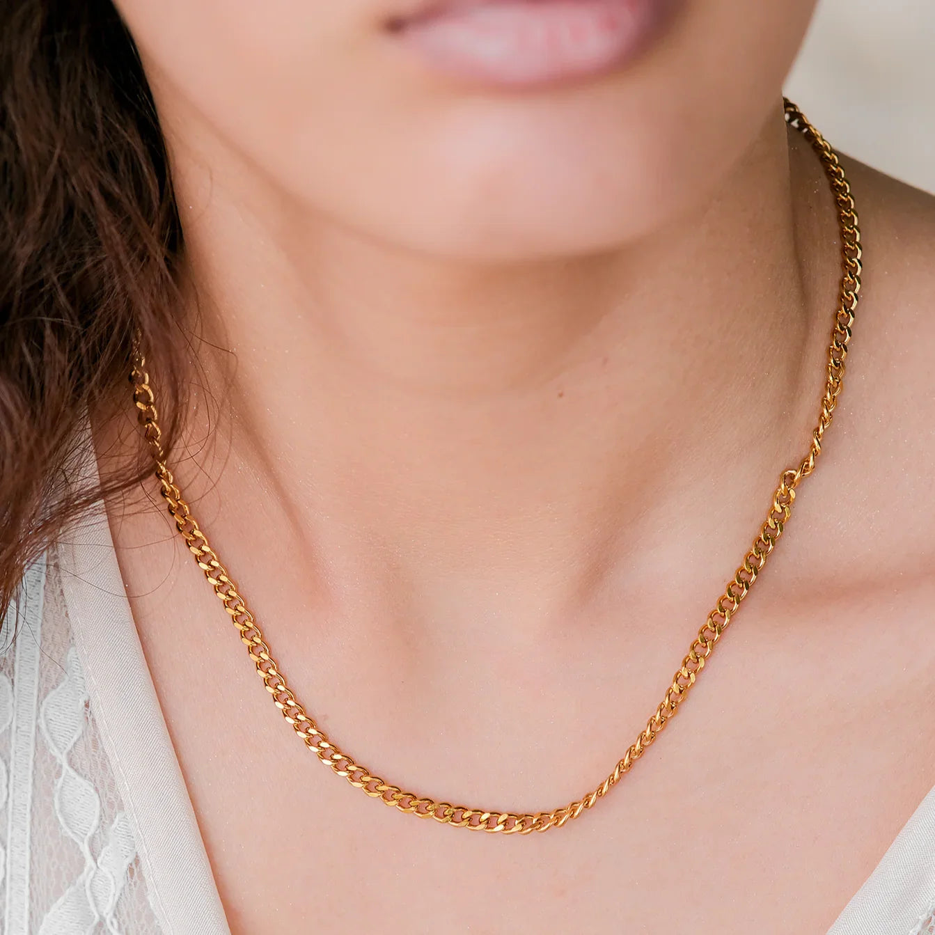 [Raffine]Avana Gold Chain Necklace