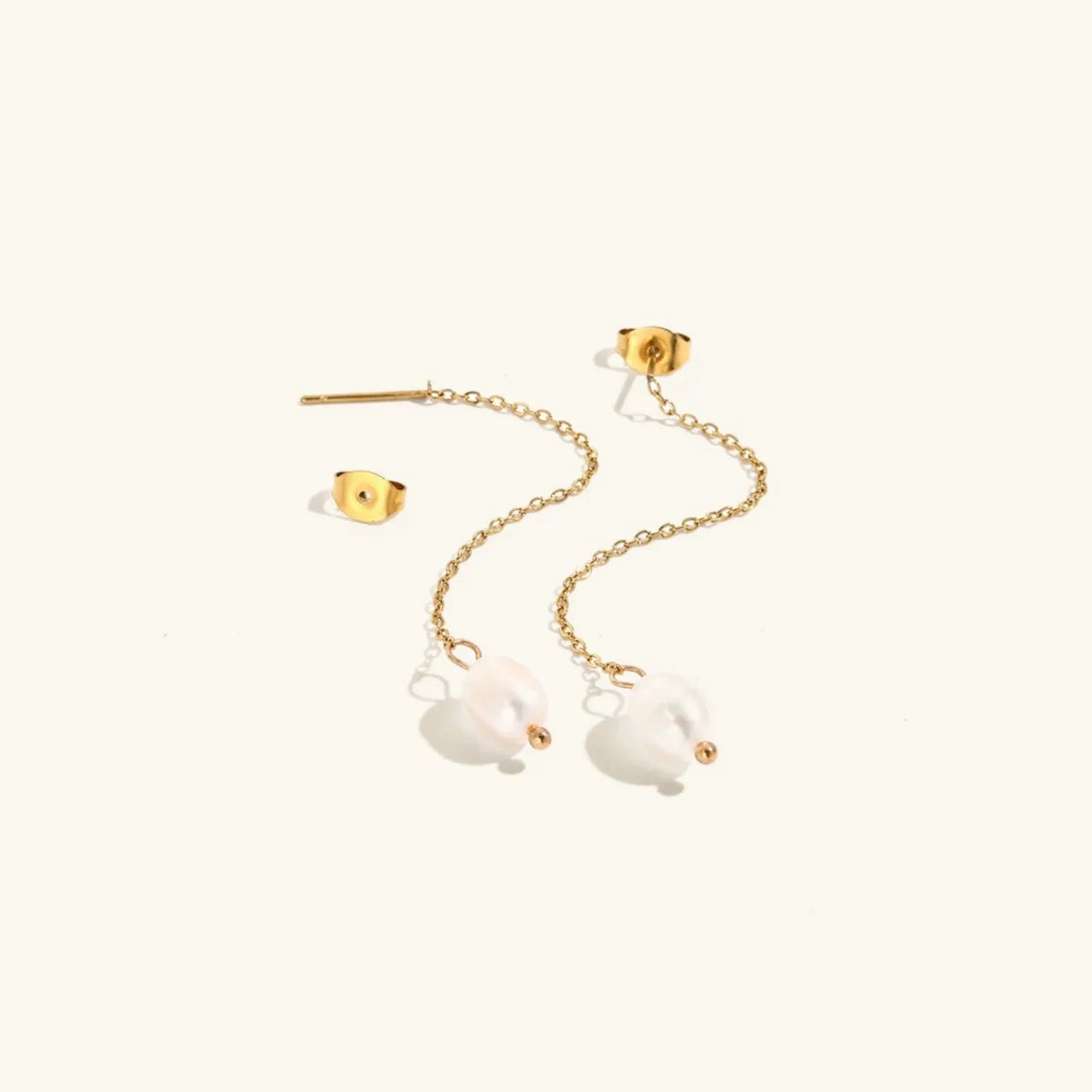 [Raffine]Tessa Pearl Tassel Earrings