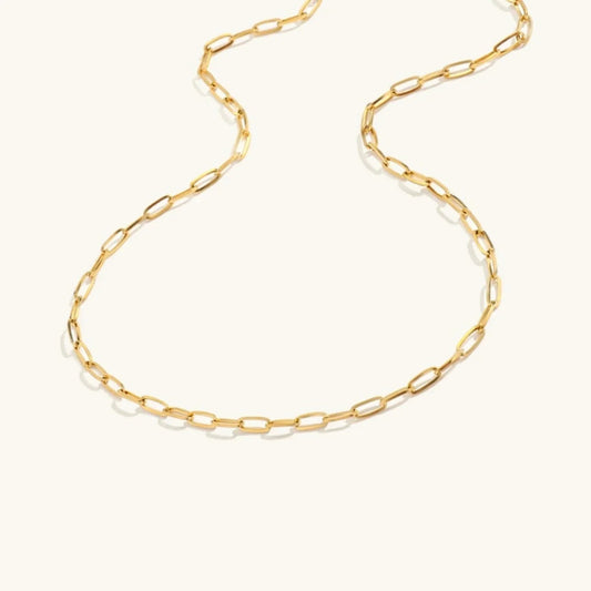 [Raffine]Amber Gold Chain Necklace