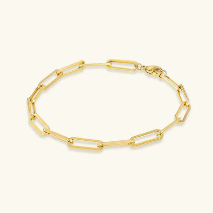 [Raffine]Eloise Gold Paperclip Bracelet