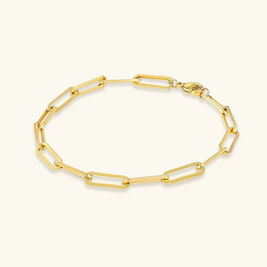 [Raffine]Eloise Gold Paperclip Bracelet